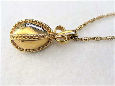 faberge egg pendant replica